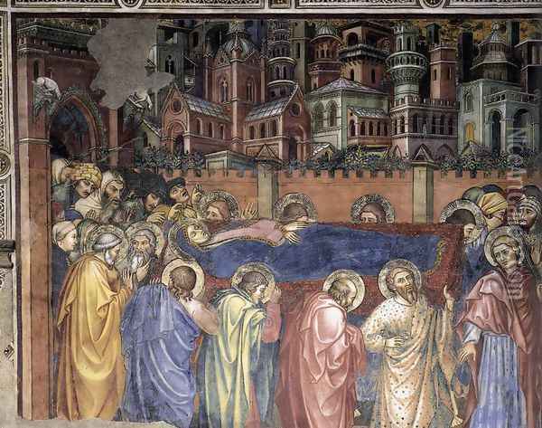 The Funeral of the Virgin 1409 Oil Painting - Taddeo Di Bartolo