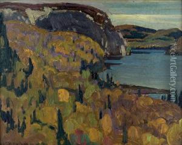 Solemn Land Oil Painting - James Edward Hervey MacDonald