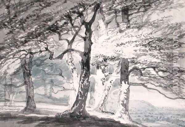 Norbury Park, Surrey Oil Painting - Joseph Mallord William Turner