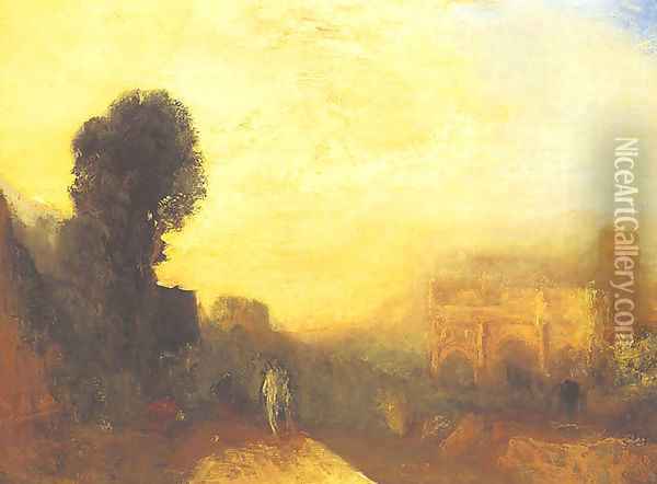 Arch of Constantine, Rome Oil Painting - Joseph Mallord William Turner