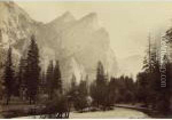 'the Three Brothers. 4480 Ft. Yosemite