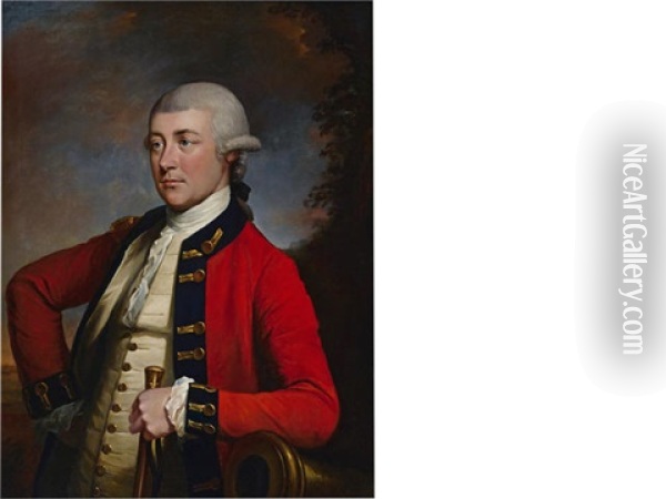Portrait Of Captain Gabriel Maturin Oil Painting - John Singleton Copley