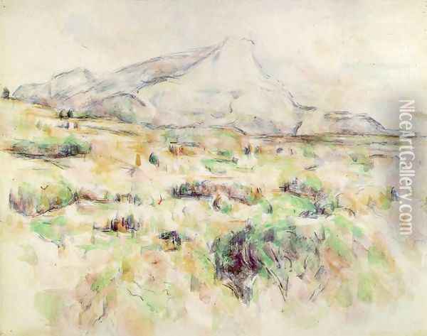 Mont Sainte Victoire4 Oil Painting - Paul Cezanne