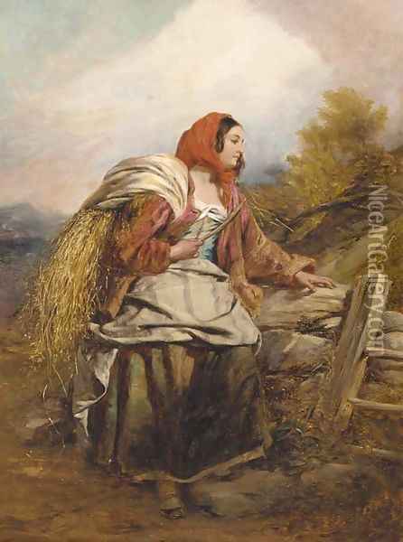 Lavinia Oil Painting - Charles Dukes