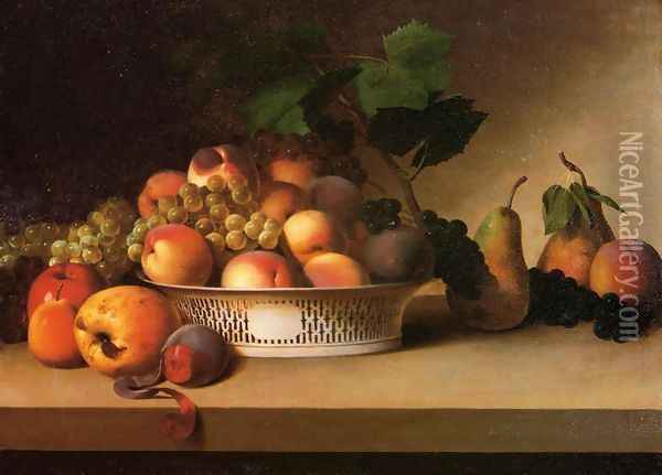 An Abundance of Fruit Oil Painting - James Peale
