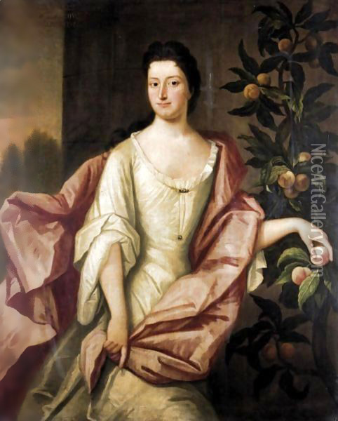 Portrait Of Anne, Wife Of The 7th Lord Elphinstone Oil Painting - Sir Godfrey Kneller