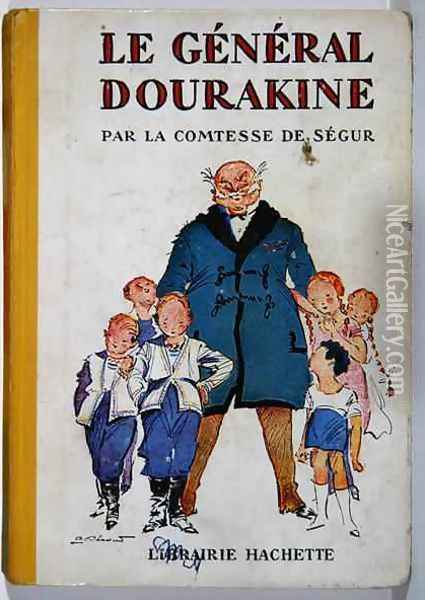 Cover of Le General Dourakine by Comtesse de Segur, published by Hachette in Paris, 1930 Oil Painting - Pecoud