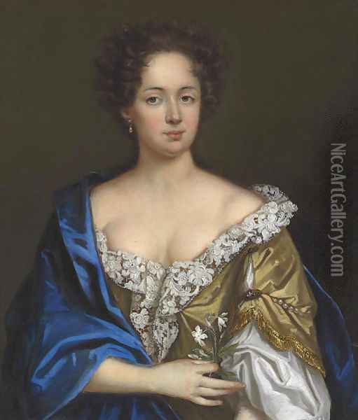 Portrait of a lady Oil Painting - Jacob Ferdinand Voet