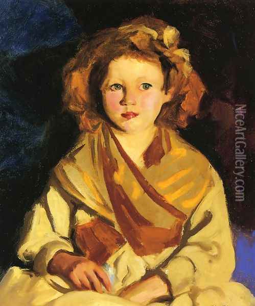 Sissy In Yellow Oil Painting - Robert Henri