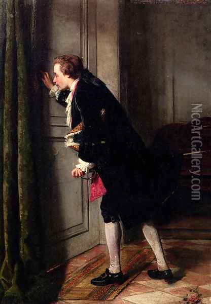 Peeping Tom Oil Painting - Jean Carolus