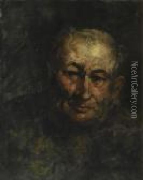 Portrait Du Docteur Batailhe, Medecin De L'artiste Oil Painting - Jean-Baptiste Carpeaux