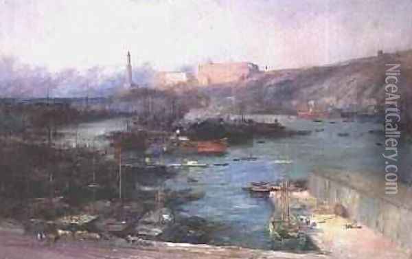 Genoa Oil Painting - John MacWhirter