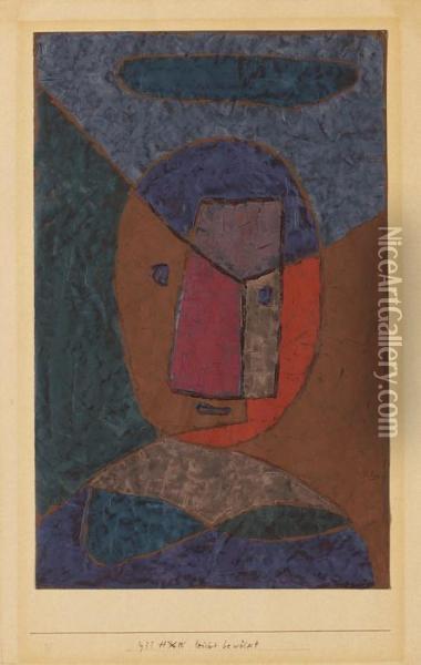 Leicht Bewolkt(kopf) Oil Painting - Paul Klee