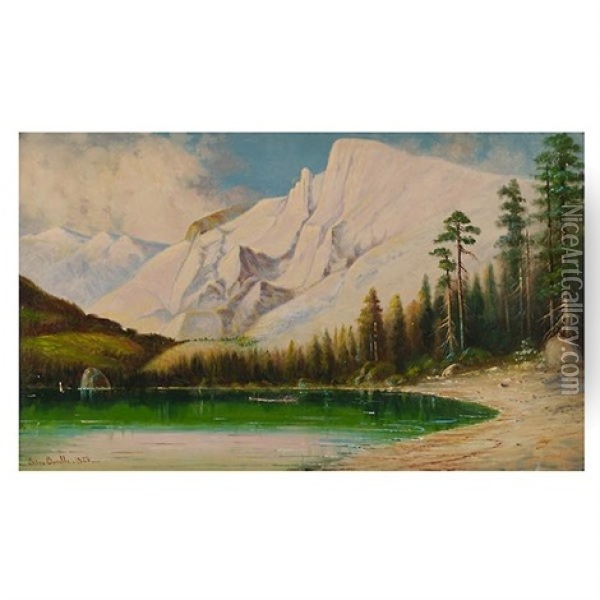 High Sierra Oil Painting - Edna Gamble