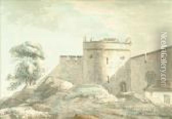 The Castlewalls Oil Painting - Paul Sandby