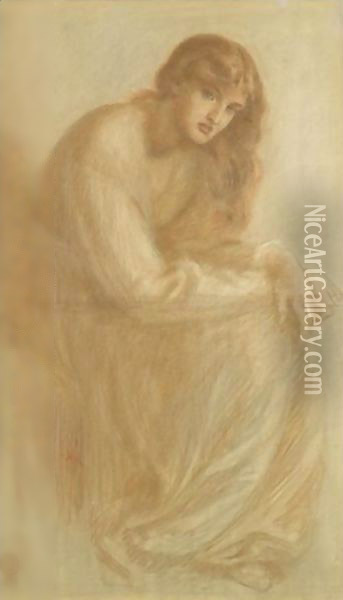 Portrait Of Miss Alexa Wilding Oil Painting - Dante Gabriel Rossetti