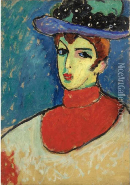 Property Of A Private European Collector
 

 
 
 

 
 Resi Oil Painting - Alexei Jawlensky