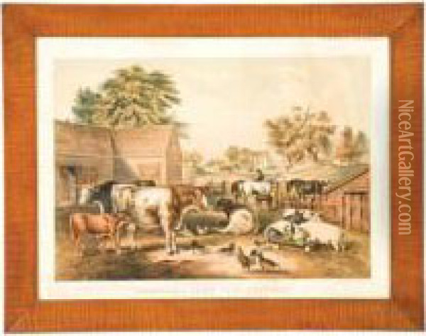 Lithograph Oil Painting - Edward Wilson Currier