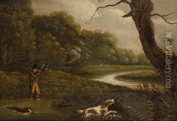 Partridge Shooting Oil Painting - Samuel Howitt