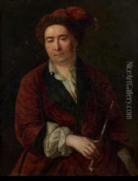 Portrait De Monsieur Bizot Oil Painting - Pierre-Simon Dequoy