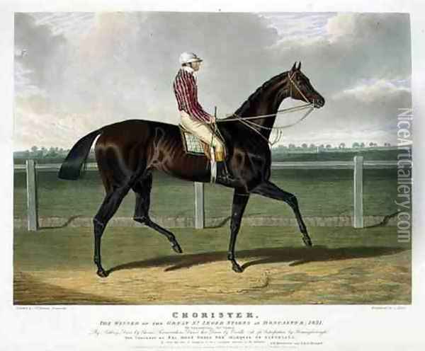 Chorister the Winner of the Great St Leger Stakes at Doncaster Oil Painting - John Frederick Herring Snr