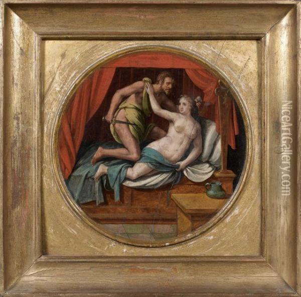 Tarquin Et Lucrece Oil Painting - Jan Mabuse