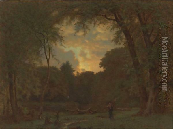 Evening 2 Oil Painting - George Inness