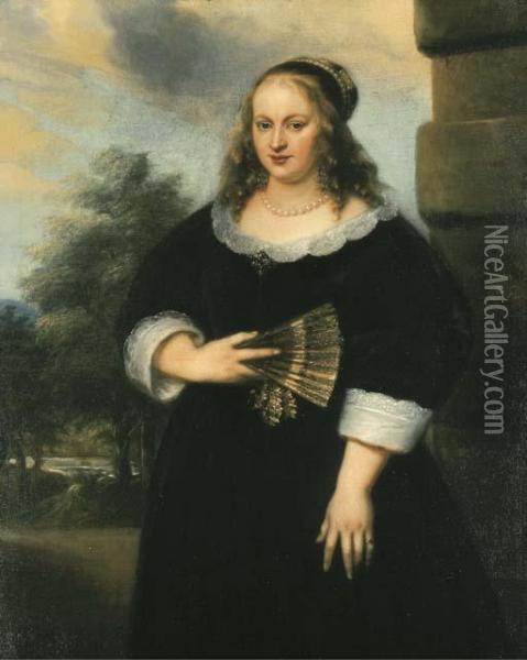 Portrait Of A Lady Oil Painting - Jan Lievens
