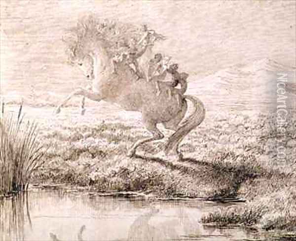 The Escape 2 Oil Painting - Charles Altamont Doyle