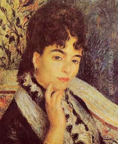 Madame Alphonse Daudet 2 Oil Painting - Pierre Auguste Renoir