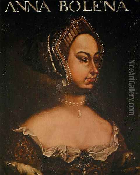 Portrait of Anne Boleyn Oil Painting - Italian Unknown Master