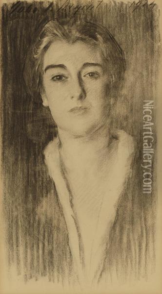 Portrait Of Mrs. Esperanza Conill De Zanetti Oil Painting - John Singer Sargent