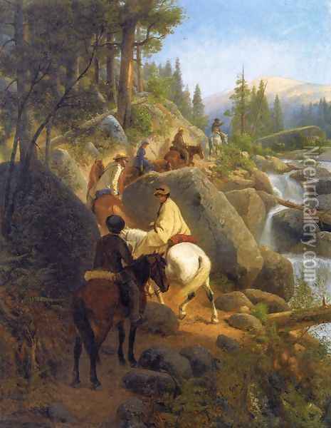 The Trip to Glacier Point Oil Painting - William Hahn