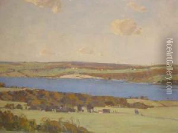 Australian Landscape Oil Painting - Robert Waden