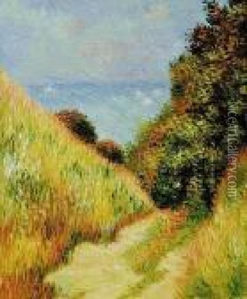 Chemin De La Cavee Pourville Oil Painting - Claude Oscar Monet