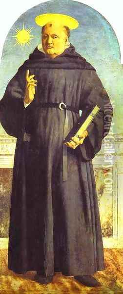 St. Nicholas of Tolentino Oil Painting - Piero della Francesca