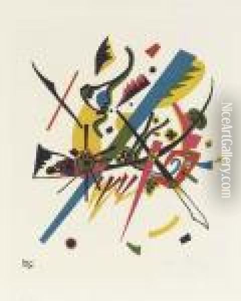 Kleine Welten I Oil Painting - Wassily Kandinsky