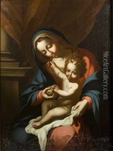 Madonna Con Bambino Oil Painting - Giacinto Brandi
