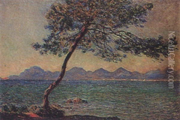 Au Cap D'antibes Oil Painting - Claude Monet