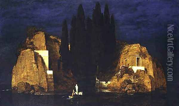 The Isle of the Dead, 1880 (3) Oil Painting - Arnold Bocklin