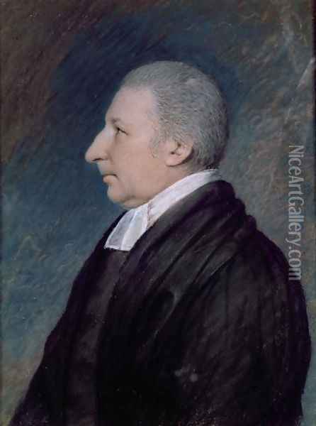 Rev. Rowland Hill, English Preacher, 1744-1833 Oil Painting - James Sharples