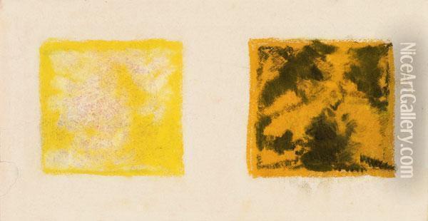 Zweifarbabstraktionen Oil Painting - Augusto Giacometti
