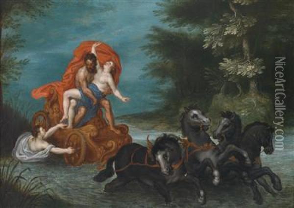 The Rape Of Proserpina Oil Painting - Jan The Elder Brueghel