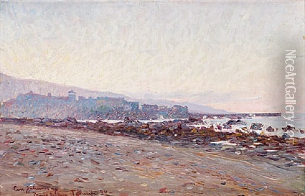 Puerto Orotava - Teneriffa Oil Painting - Carl (August) Johansson