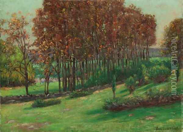 Ipswich Landscape Oil Painting - Theodore Wendel