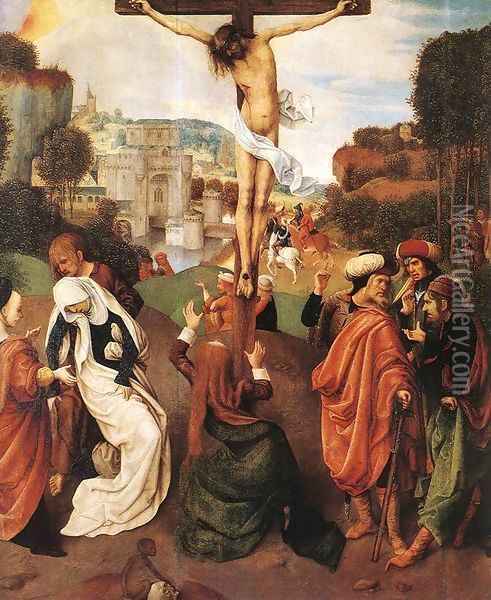 Crucifixion 2 Oil Painting - Master of the Virgo inter Virgines