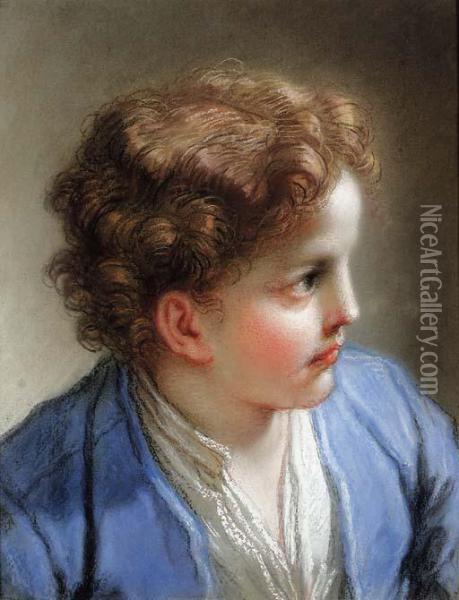 Portrait Of A Young Boy Oil Painting - Benedetto Luti
