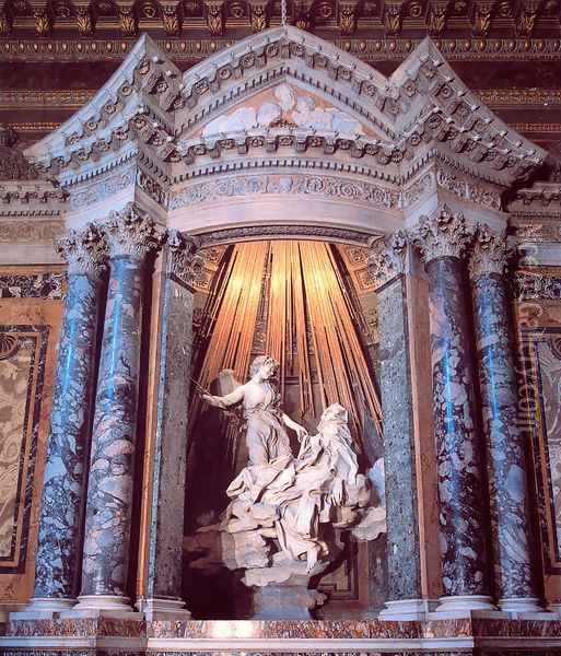 The Ecstasy of Saint Teresa Oil Painting - Gian Lorenzo Bernini