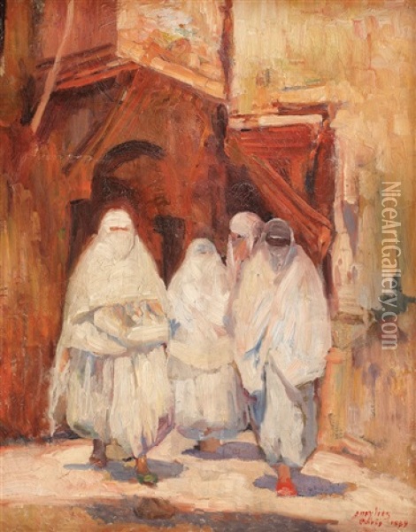 Tunisience Oil Painting - Jean Neylies