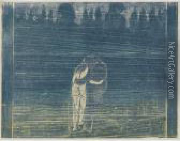 Towards The Forest I (zum Walde I) (w. 112; S. 100b) Oil Painting - Edvard Munch